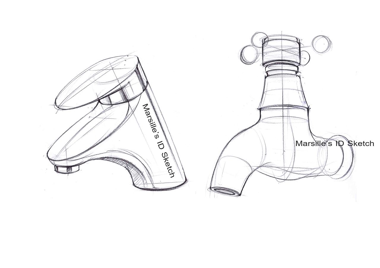 水龙头手绘~~马赛(Mars)作品|工业/产品|生活用品|马赛Mars 